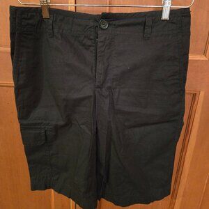 Liz Claiborne Women's Black Cotton Bermuda Shorts Size 8